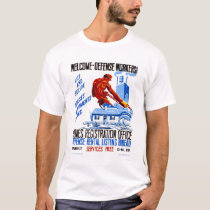 Welcome Defense Workers 1941 WPA t-shirts by lc_wpa Welcome Defense Workers 1941 WPA t-shirts