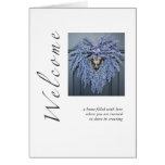 Have you ever walked into a house where it immediately feels like a home? The people who live there are happy and loving and spread that warm feeling to those who visit. Welcome Door Greeting Card