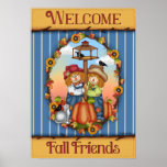 Welcome Fall Friends Poster