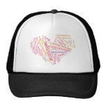 Welcome Heart (many languages) Hat