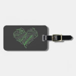 Welcome Heart (many languages) Luggage Tag