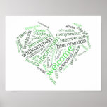 Welcome Heart (many languages) Poster