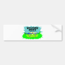 Welcome Home Aliens Bumper Stickers