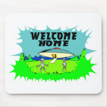Welcome Home Aliens Mousepad