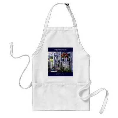 WELCOME HOME,  ARTIST: Robin Rosner, WELCOME HOME Aprons by Robin26