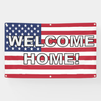 welcome home indoor amp outdoor banners zazzle welcome home banner