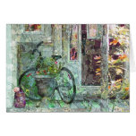 "Welcome Home" Bicycle Art Card cards