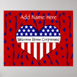 Welcome Home Corpsman! (Customizable Name) Print