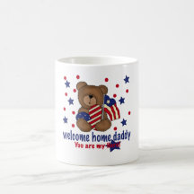 Welcome Home Daddy Bear Mug