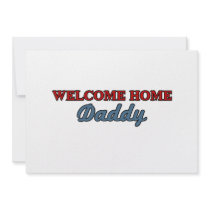 Welcome Home Daddy Personalized Invite