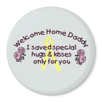 Welcome Home Daddy magnets by ArmyMomCreations Welcome Home Daddy magnets