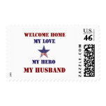 Welcome Home Flag Star postage