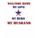 Welcome Home Flag Star t-shirts
