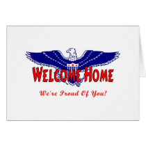 Welcome Home From The Military Greeting Card