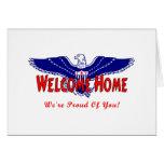 Welcome Home From The Military Greeting Card