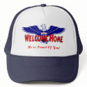 Welcome Home From The Military hats by politicalgirl Welcome Home From The Military hats