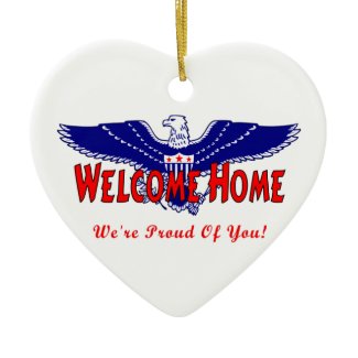 Welcome Home From The Military Christmas Ornament