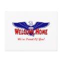 Welcome Home From The Military postcards by politicalgirl Welcome Home From The Military postcards