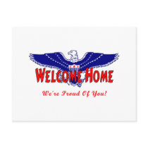 Welcome Home From The Military Post Cards
