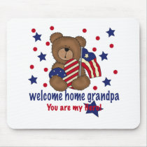 Welcome Home Grandpa Bear Mouse Pad