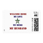 Welcome Home Green postage
