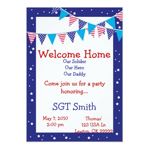 welcome Home Invitations | Zazzle