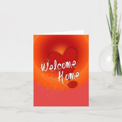 Welcome Home Love Card card