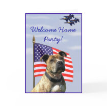 Welcome Home Party Invitation greeting card by ritmoboxer Welcome Home Party Invitation greeting card