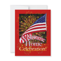 Welcome Home Party Invitations for Military