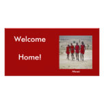 Welcome Home Custom Photo Card