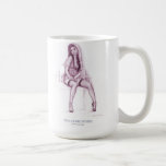 "WELCOME HOME"  Pinup girl coffee mug mugs
