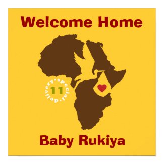Welcome Home Poster - Ethiopia print