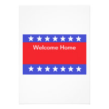 "Welcome Home Soldier" Invitation