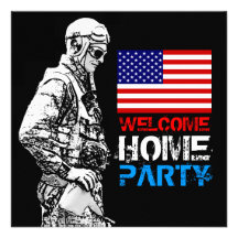 Welcome Home Soldier Party 2 Invitation