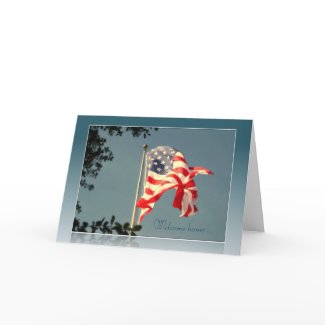 Welcome Home! & Thank You - Military Greeting Card card