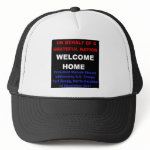 Welcome Home U S  Troops - Obama at Fort Bragg, NC Hat