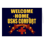 Welcome Home USNS Comfort Greeting Card