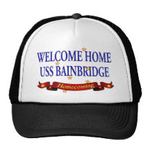Welcome Home USS Bainbridge Mesh Hats