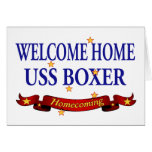 Welcome Home USS Boxer Greeting Card