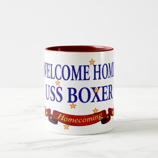 Welcome Home USS Boxer Mug