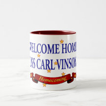 Welcome Home USS Carl Vinson Coffee Mugs