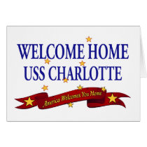 Welcome Home USS Charlotte cards