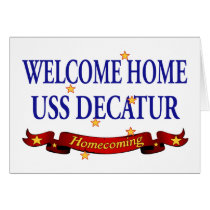 Welcome Home USS Decatur cards