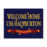 Welcome Home USS Halyburton postcards