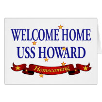 Welcome Home USS Howard cards