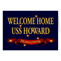 Welcome Home USS Howard cards