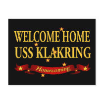 Welcome Home USS Klakring Post Cards