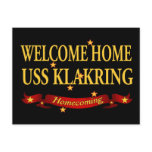 Welcome Home USS Klakring postcards