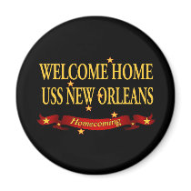 Welcome Home USS New Orleans Refrigerator Magnets