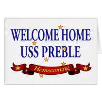 Welcome Home USS Preble cards